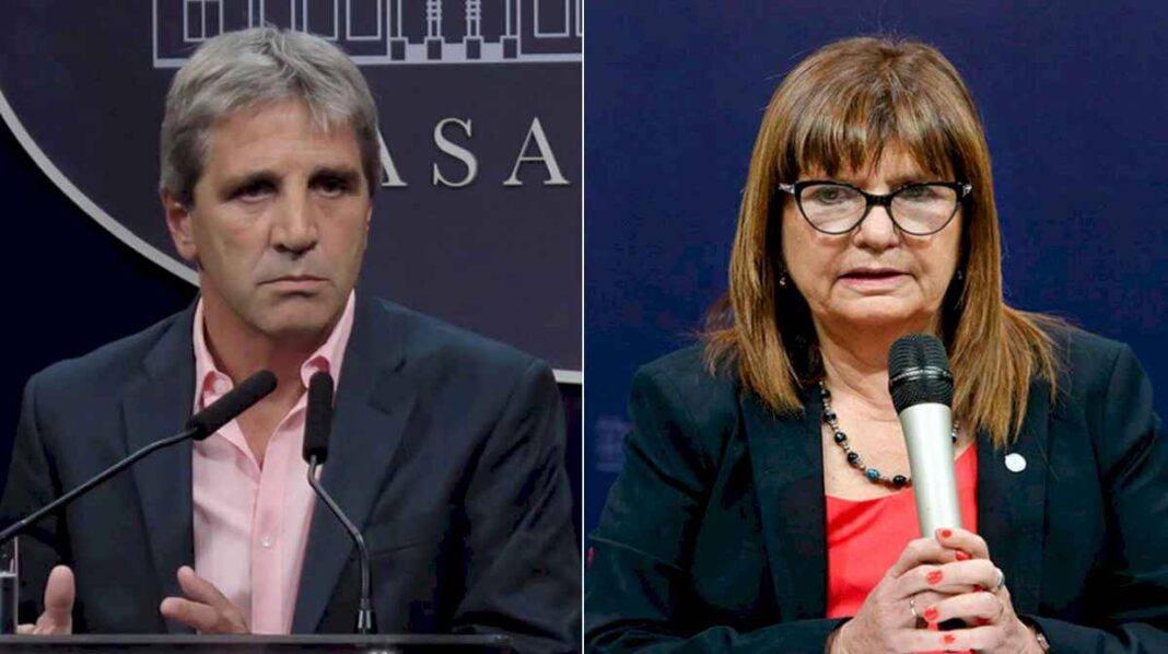 presionados-por-milei,-caputo-y-bullrich-aceleran-medidas-para-mostrar-resultados-en-dos-frentes-urgentes