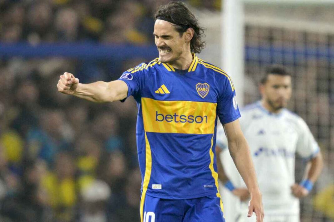 copa-sudamericana:-de-la-mano-de-cavani,-boca-vencio-al-cruzeiro