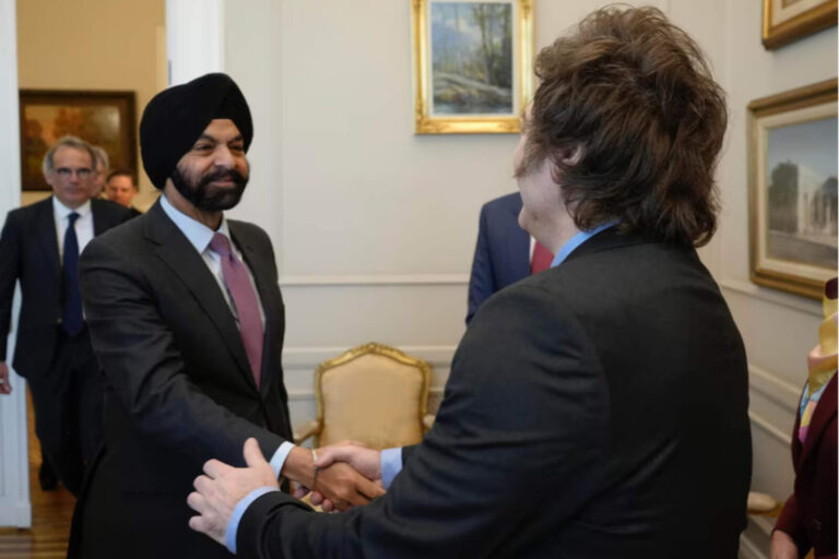 Argentina recibe un préstamo del Banco Mundial por USD 230 millones