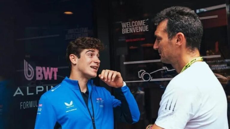 El encuentro entre Franco Colapinto y Lionel Scaloni antes del Gran Premio de Bélgica de Fórmula 1