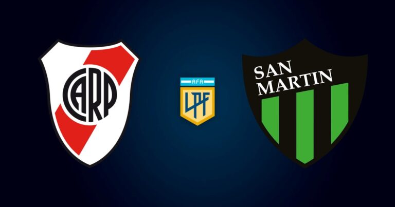 Qué canal de TV transmite River vs. San Martín de SJ, por el Torneo Clausura