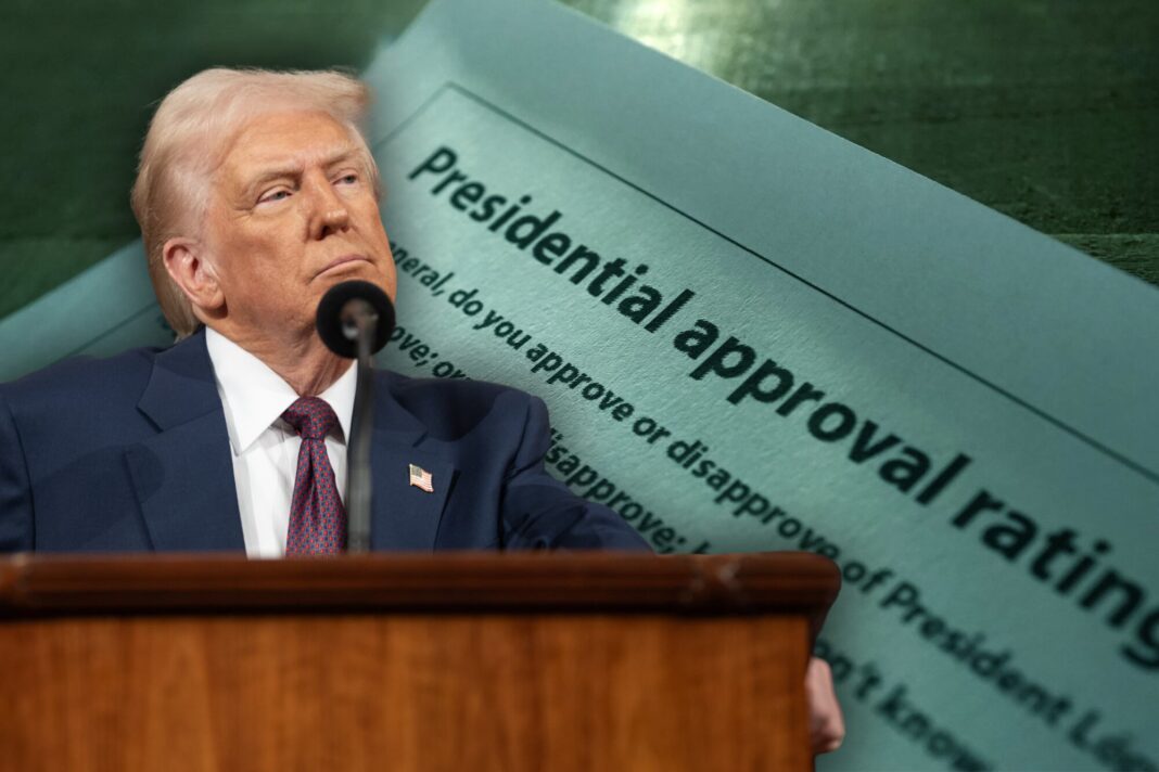 Gráfico de encuesta muestra caída del apoyo latino a Donald Trump