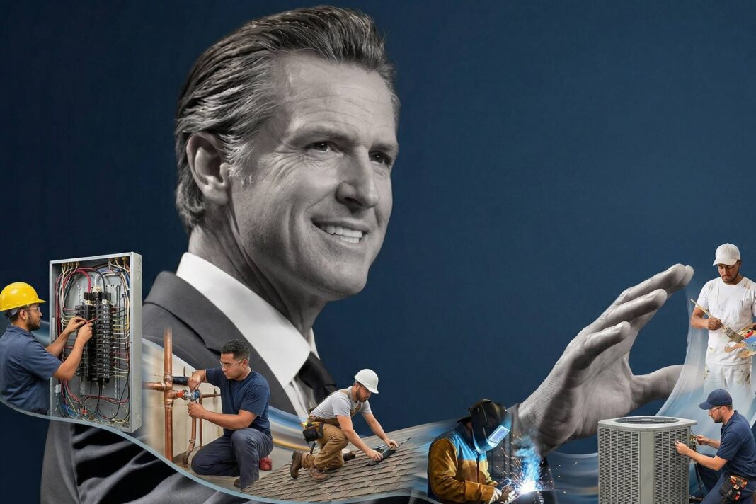 Gobernador Gavin Newsom anuncia inversión en programas de aprendizaje laboral en California.