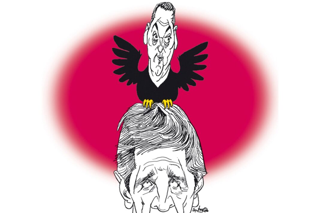 Ministro de Economía Luis Caputo durante una reunión.