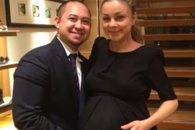 Diana Butnarciuc y su esposo Patrick Baja, veterano de la Infantería de Marina de EE.UU.
