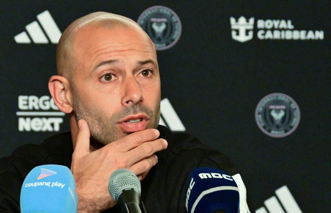Javier Mascherano, entrenador del Inter Miami, durante un partido.