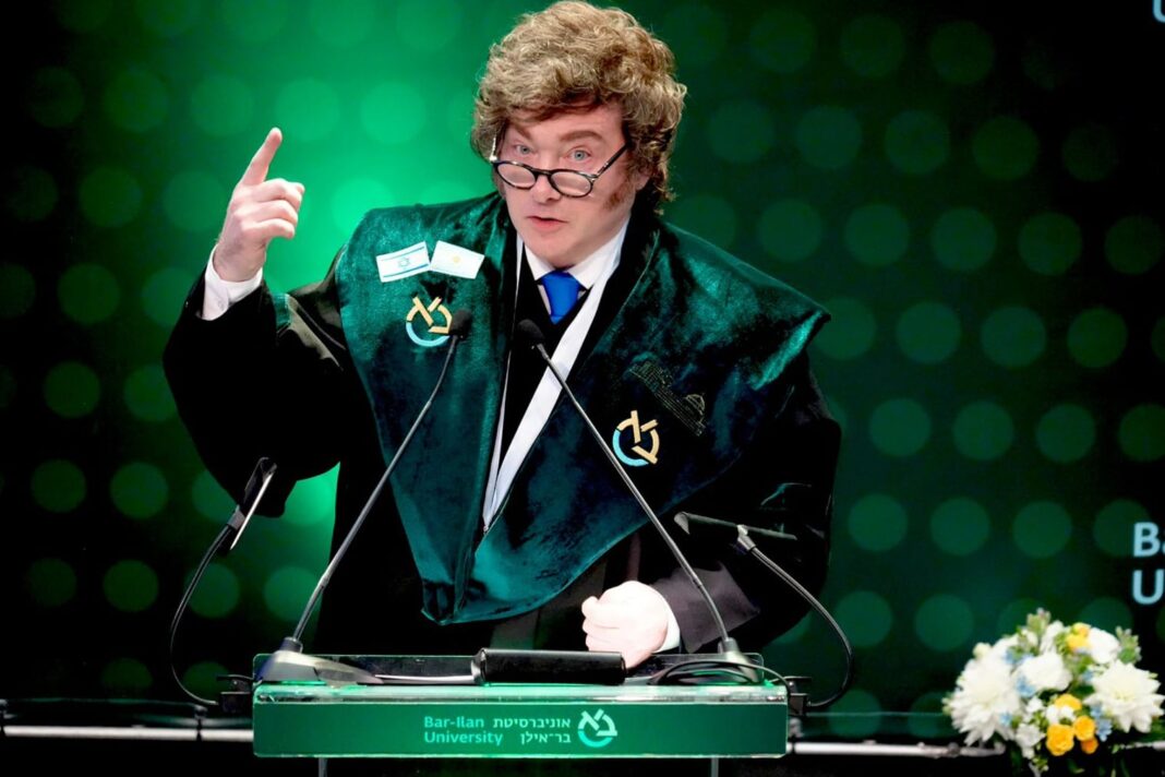 El presidente Javier Milei frente al Muro de los Lamentos en Jerusalén