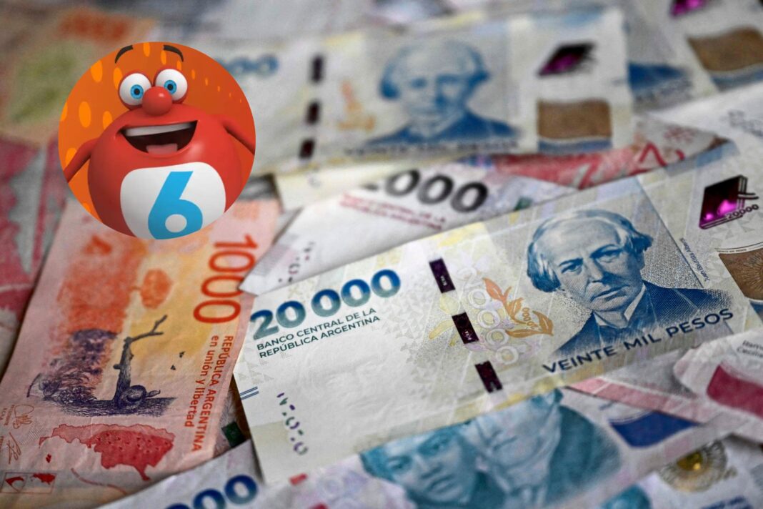 Ticket de Quini 6 con los números ganadores del sorteo del 15 de abril: 04, 06, 07, 09, 24, 35.