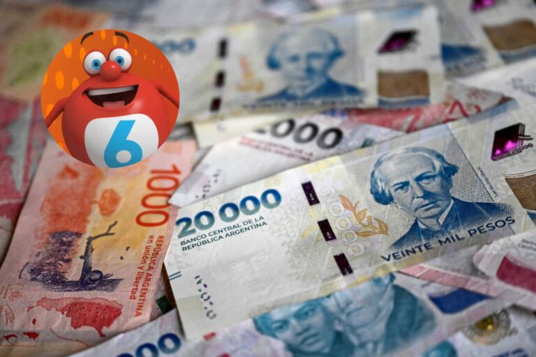 Ticket de Quini 6 con los números ganadores del sorteo del 15 de abril: 04, 06, 07, 09, 24, 35.