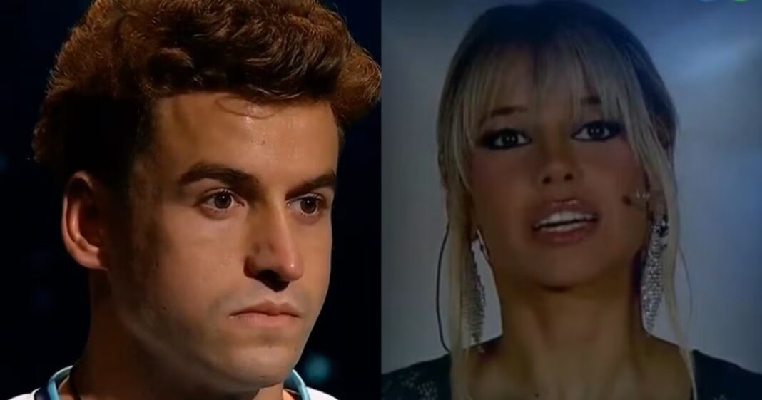 Zoe Bogach y Manu Ibero durante el derecho a réplica en Gran Hermano, Generación Dorada