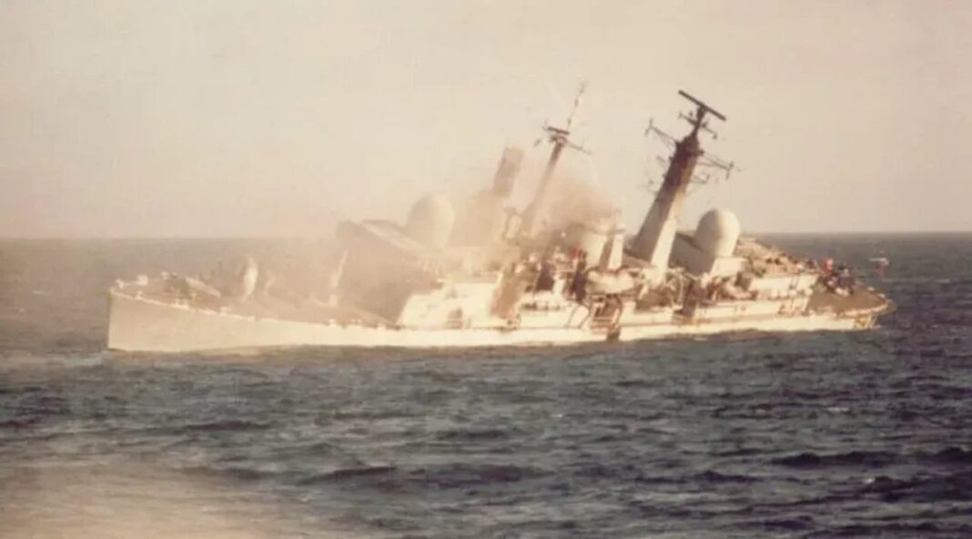 Avión A-4 Skyhawk argentino durante la Guerra de Malvinas