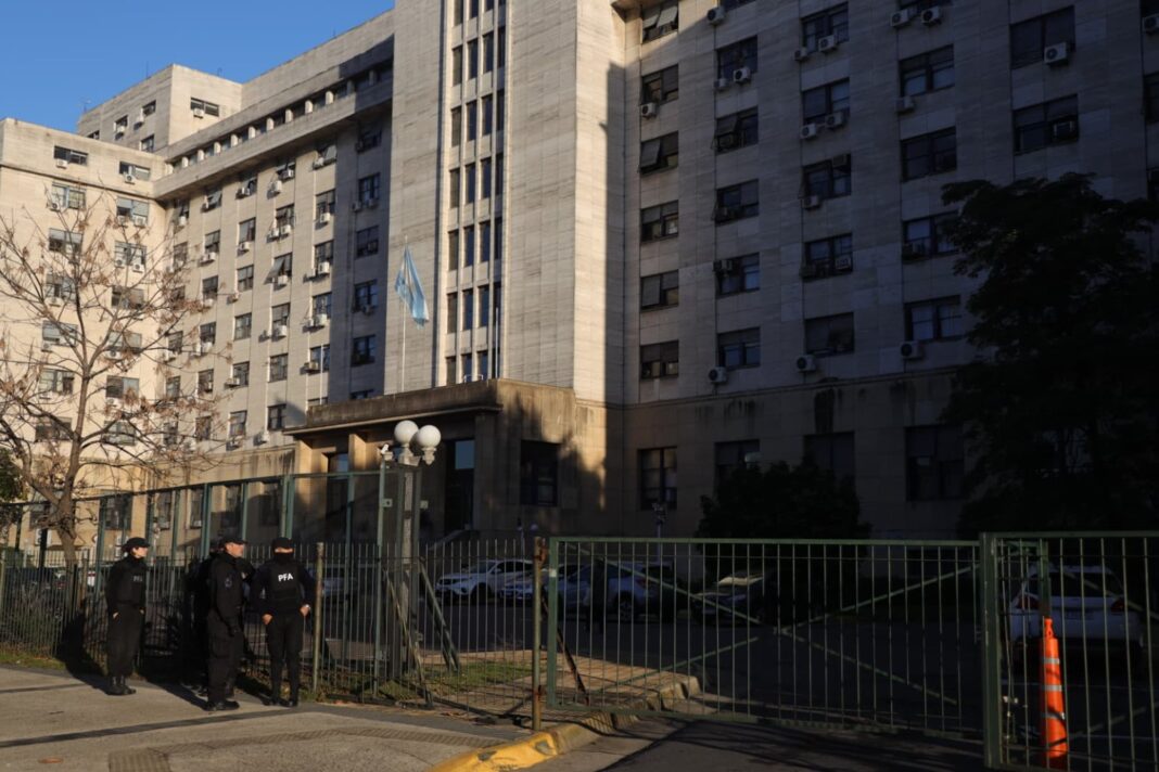 Fachada de la Cámara Federal de Casación Penal en Buenos Aires