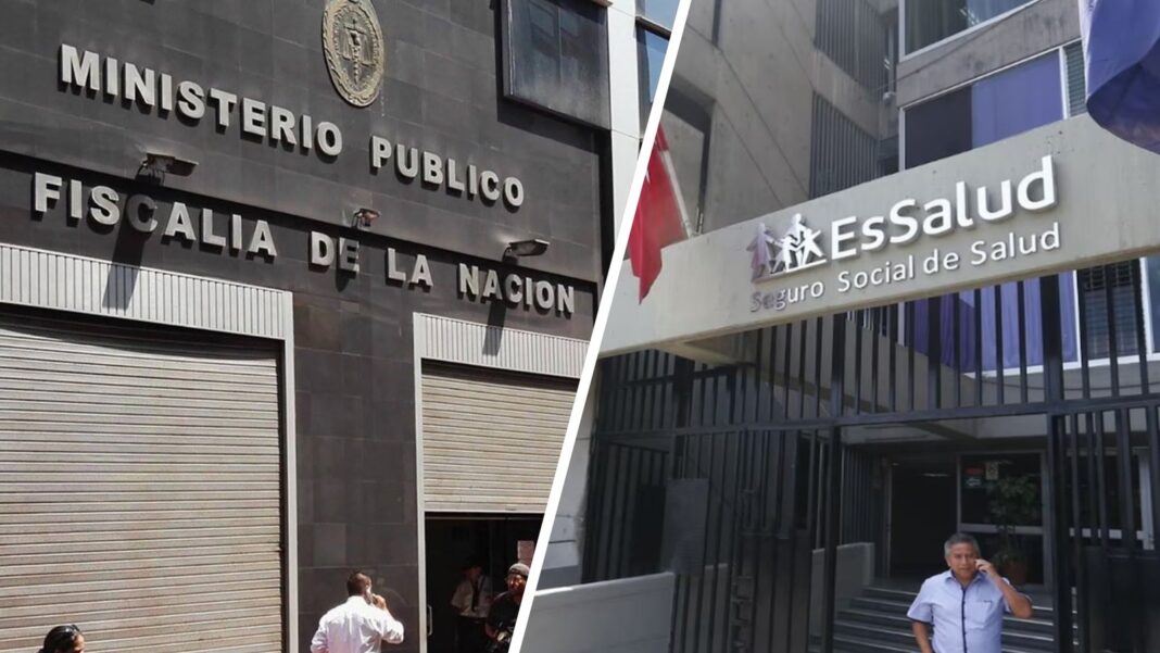 Fiscalía allana sede central de EsSalud en Lima