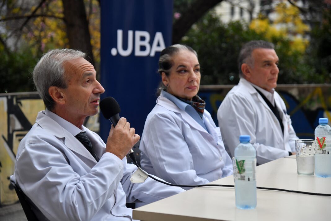 Fachada del Hospital de Clínicas de la UBA