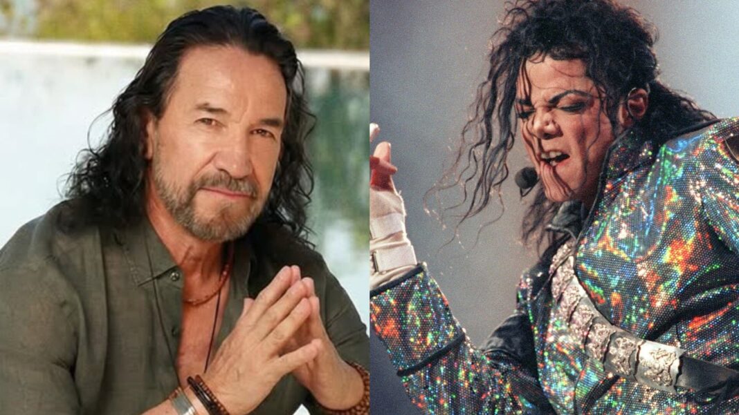 Marco Antonio Solís posa imitando a Michael Jackson en una foto viral