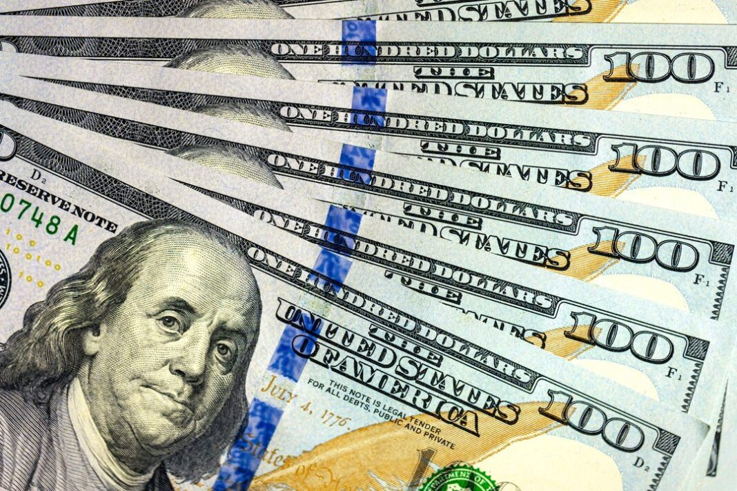 Gráfico con cotizaciones del dólar