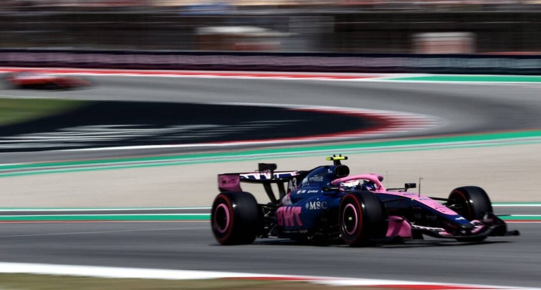 Franco Colapinto en el circuito de Montmeló durante el Gran Premio de Barcelona de Fórmula 1