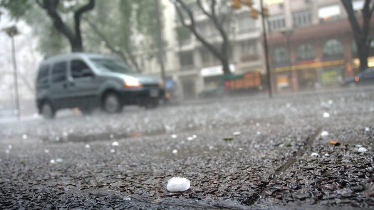 Vehículo estacionado frente a un juzgado en La Plata