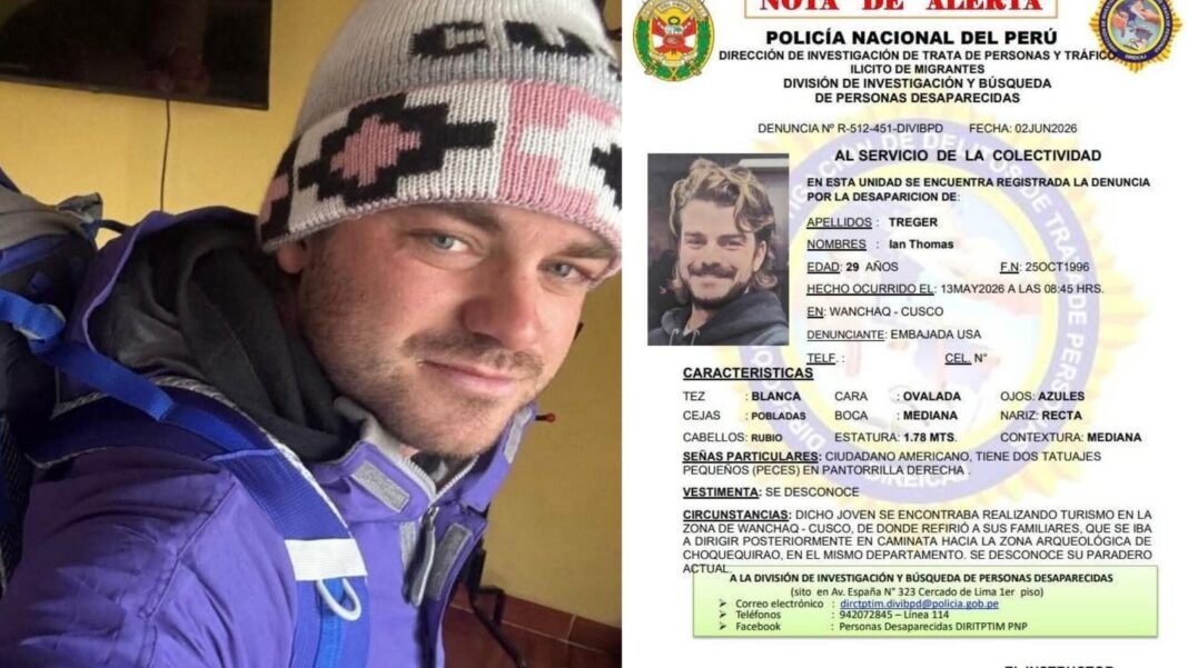 Cadáver hallado en Patacancha con rasgos del turista estadounidense desaparecido