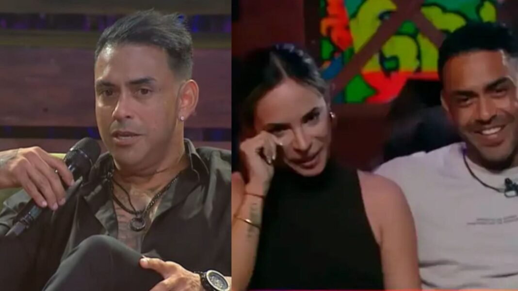 Diego Chávarri en el set de La Granja VIP