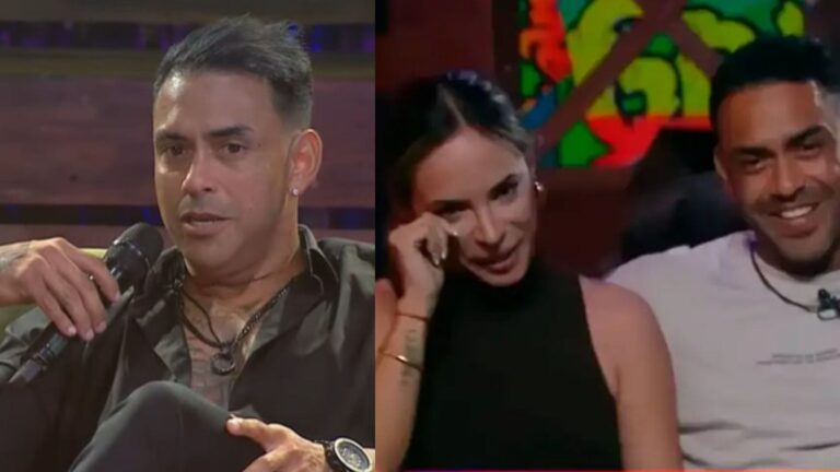 Diego Chávarri en el set de La Granja VIP