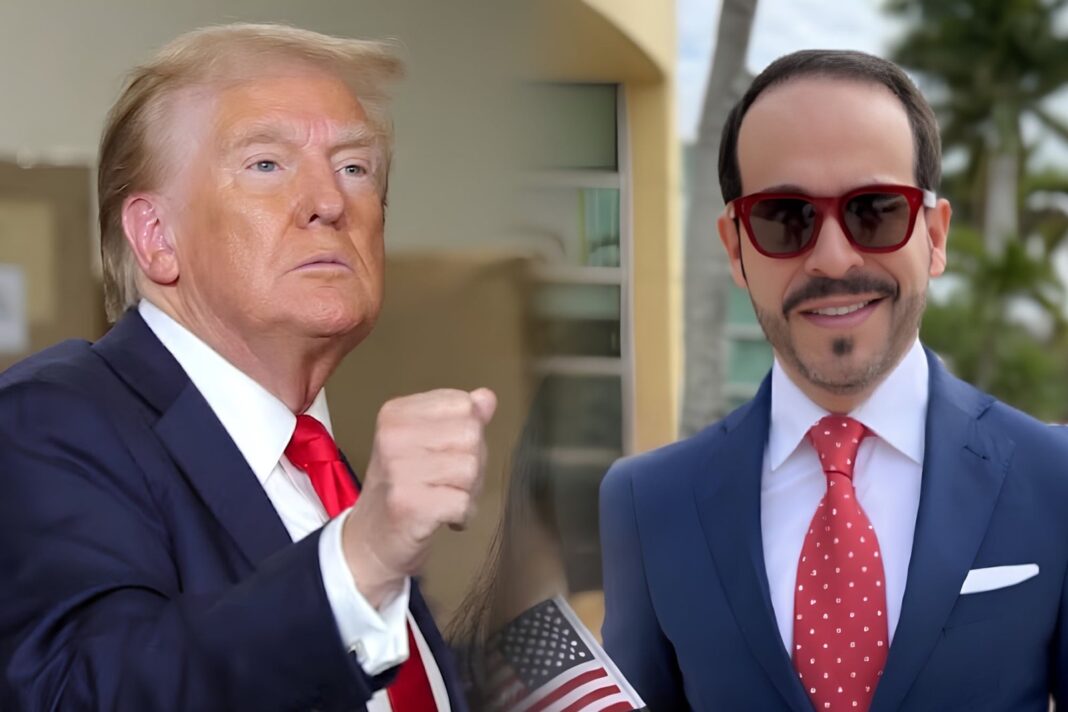 Donald Trump y Abelardo de la Espriella en un encuentro previo