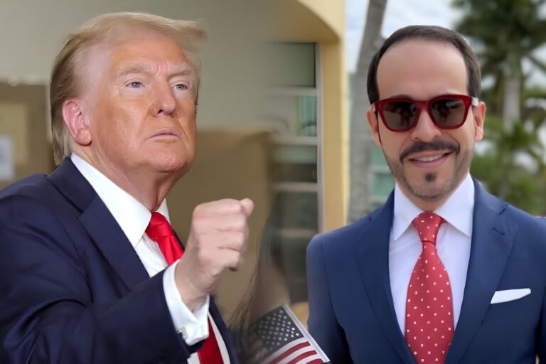 Donald Trump y Abelardo de la Espriella en un encuentro previo