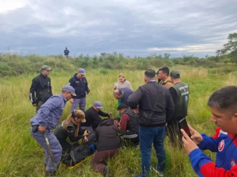 Dron de la Policía de Chaco utilizado en la búsqueda