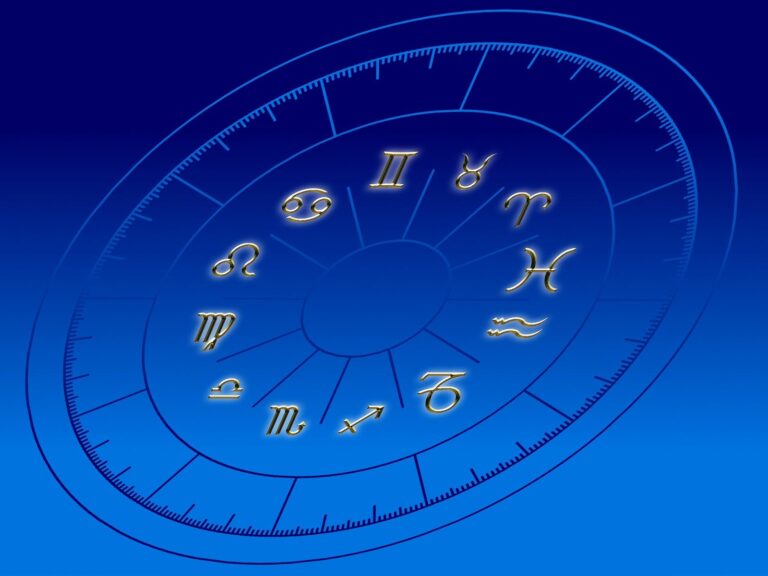 Ilustración de los doce signos del zodiaco para el horóscopo semanal