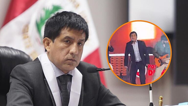Juez Richard Concepción Carhuancho en audiencia judicial