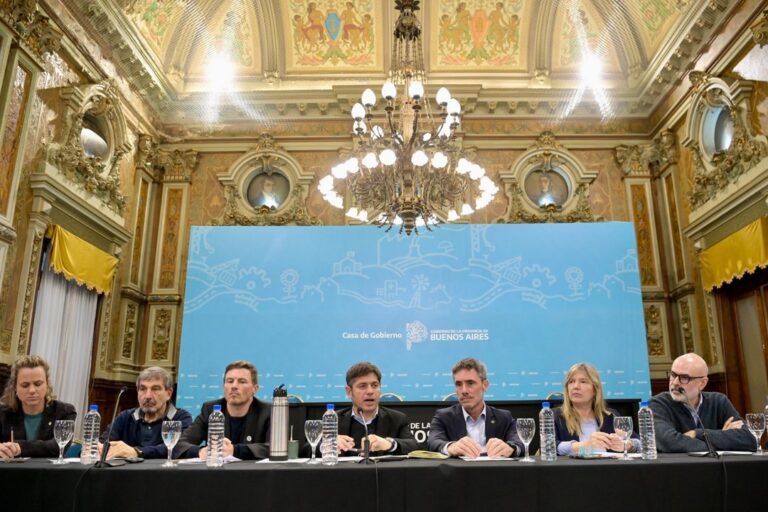 Axel Kicillof en la presentación del Fondo de Inversión en Innovación del CFI
