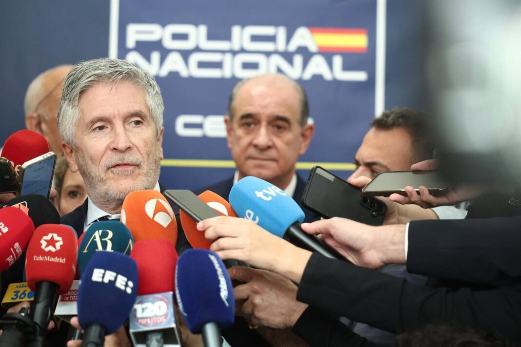 Fernando Grande-Marlaska en declaración pública
