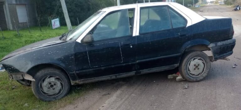 Lugar del accidente en la intersección de ruta 15 y 97 en Berisso