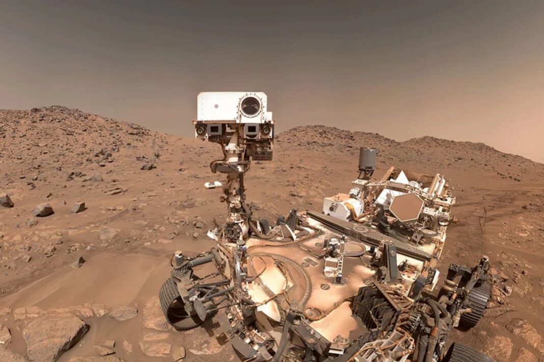 Rover Perseverance de la NASA en la superficie de Marte