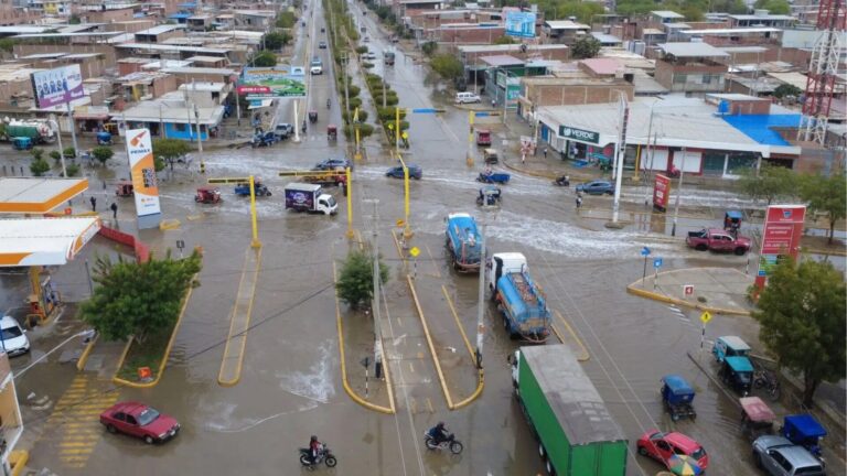 Mapa de riesgo de Piura por el Niño Costero