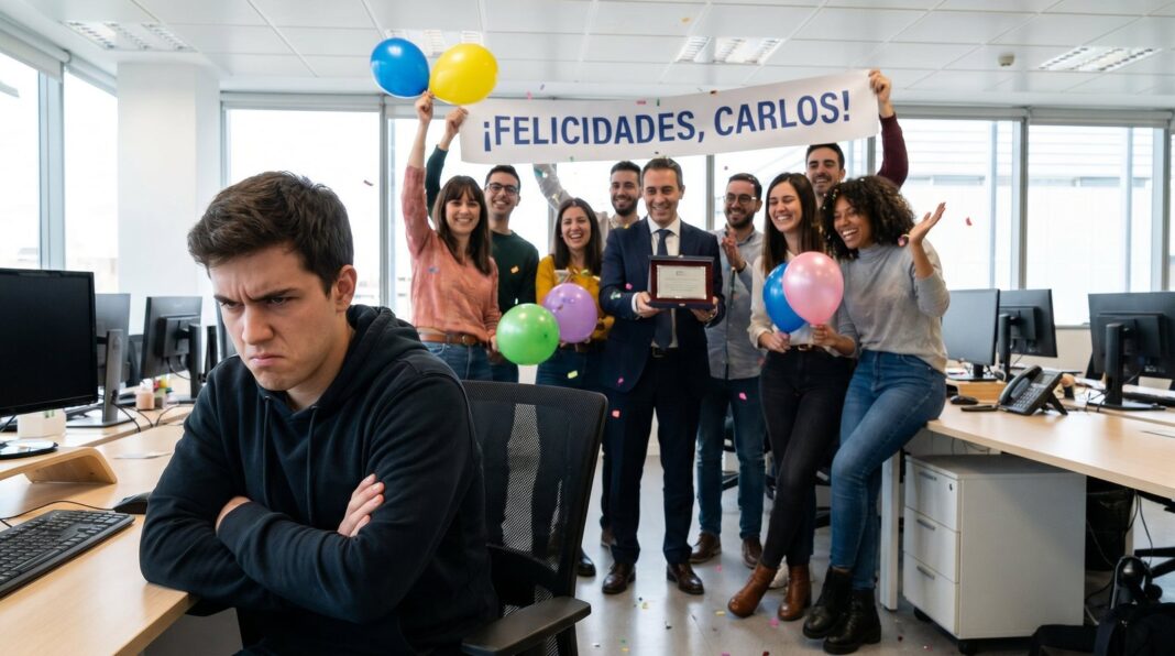 Representación del mito de Procusto con una cama y figuras humanas