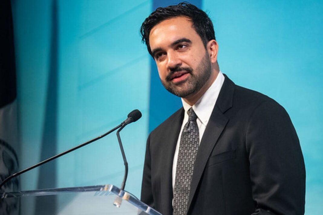 Zohran Mamdani, alcalde de Nueva York, en una conferencia de prensa