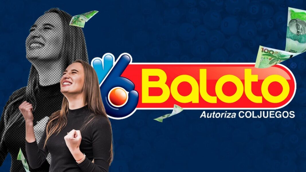 Boleto de Baloto con los números ganadores del sorteo del 11 de julio de 2026