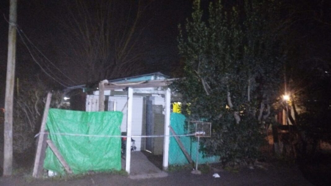 Escena del crimen en Villa Elisa, La Plata