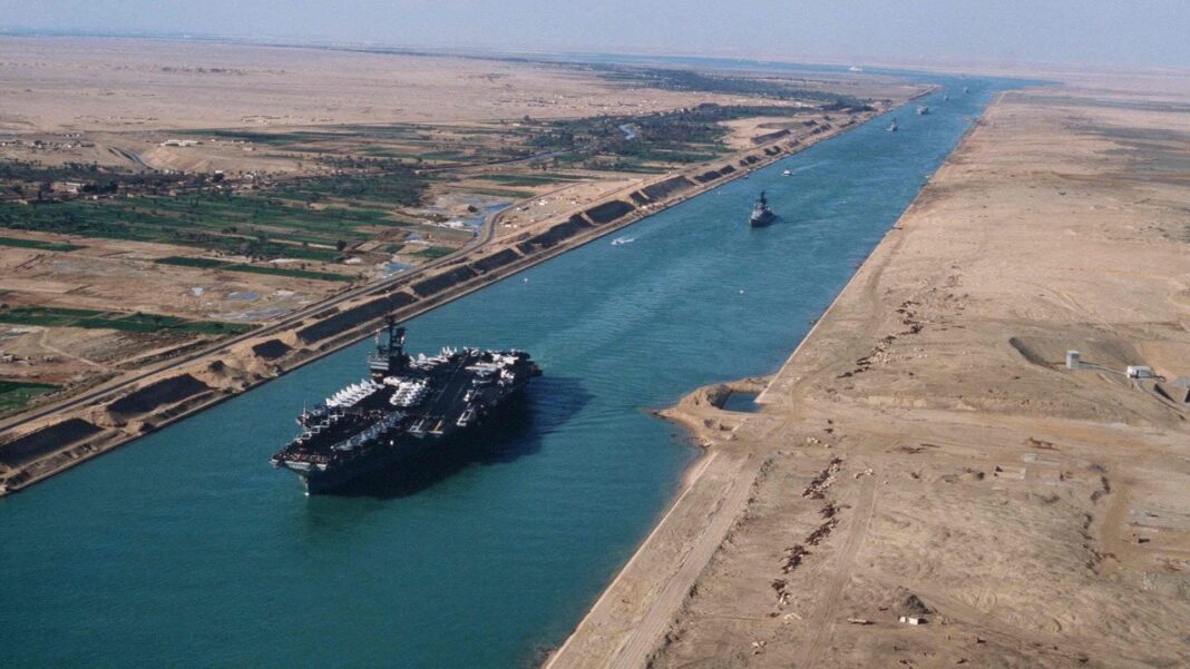 Vista del puerto de Damietta en Egipto