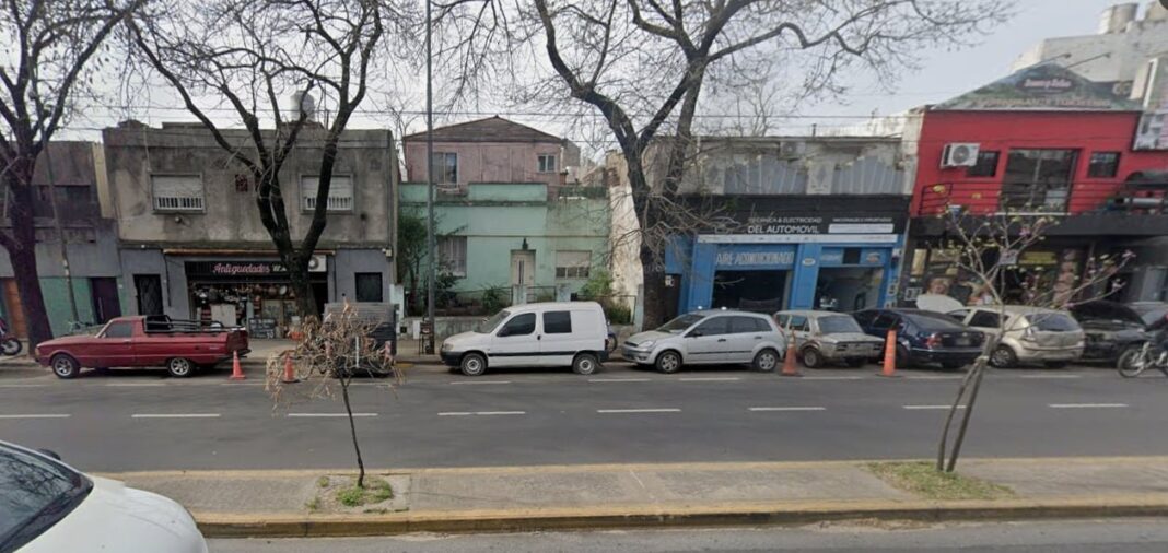 Vivienda incendiada en el barrio de Saavedra, Buenos Aires