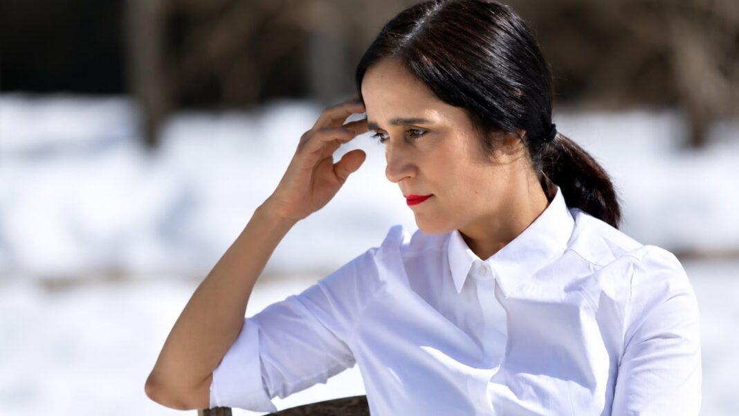 Julieta Venegas durante una entrevista