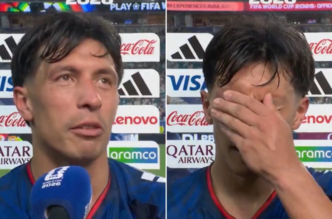 Lisandro Martínez durante el partido entre Argentina y Cabo Verde