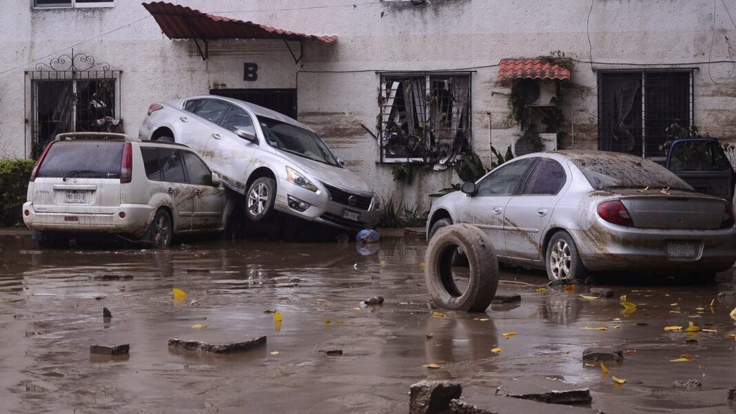 Inundaciones en Veracruz tras lluvias intensas