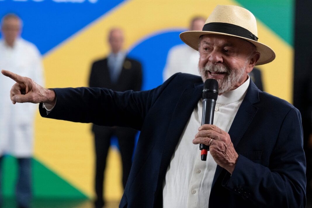 Lula durante un acto en Brasilia