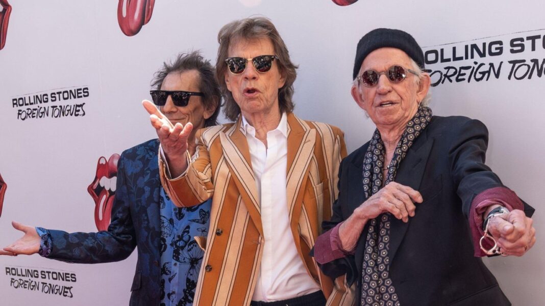 Los Rolling Stones en estudio de grabación