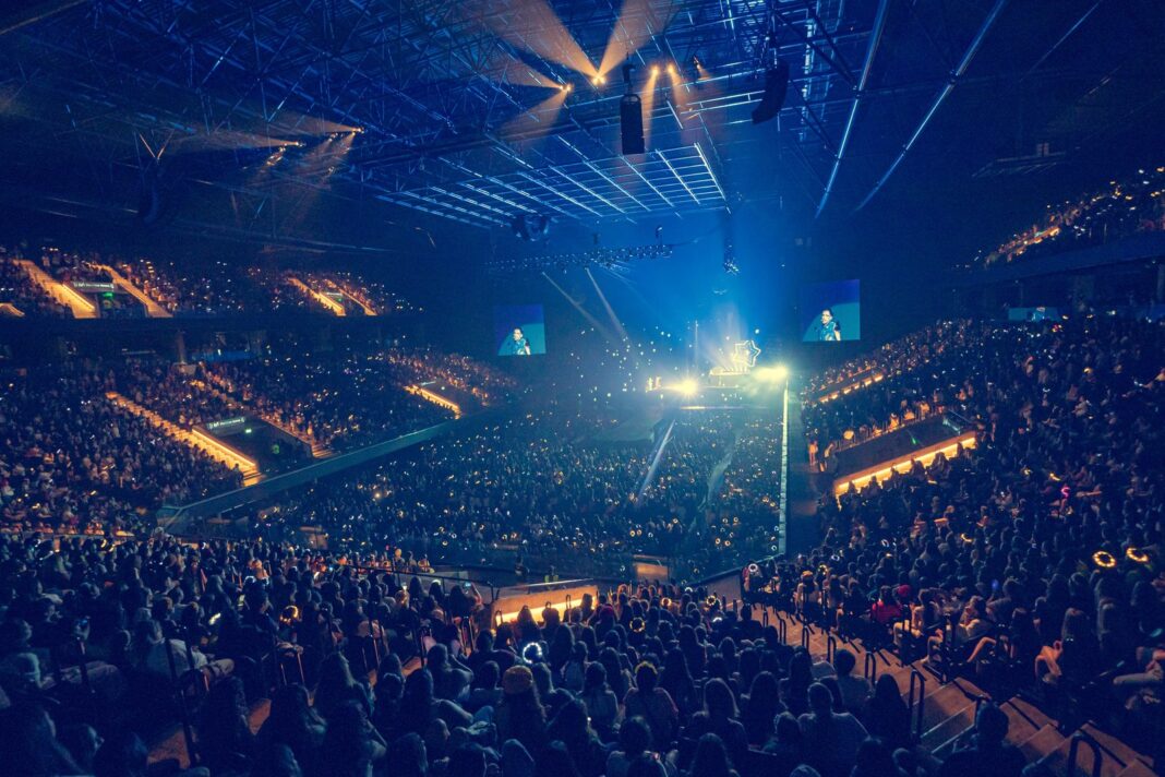 Interior del Movistar Arena durante un recital