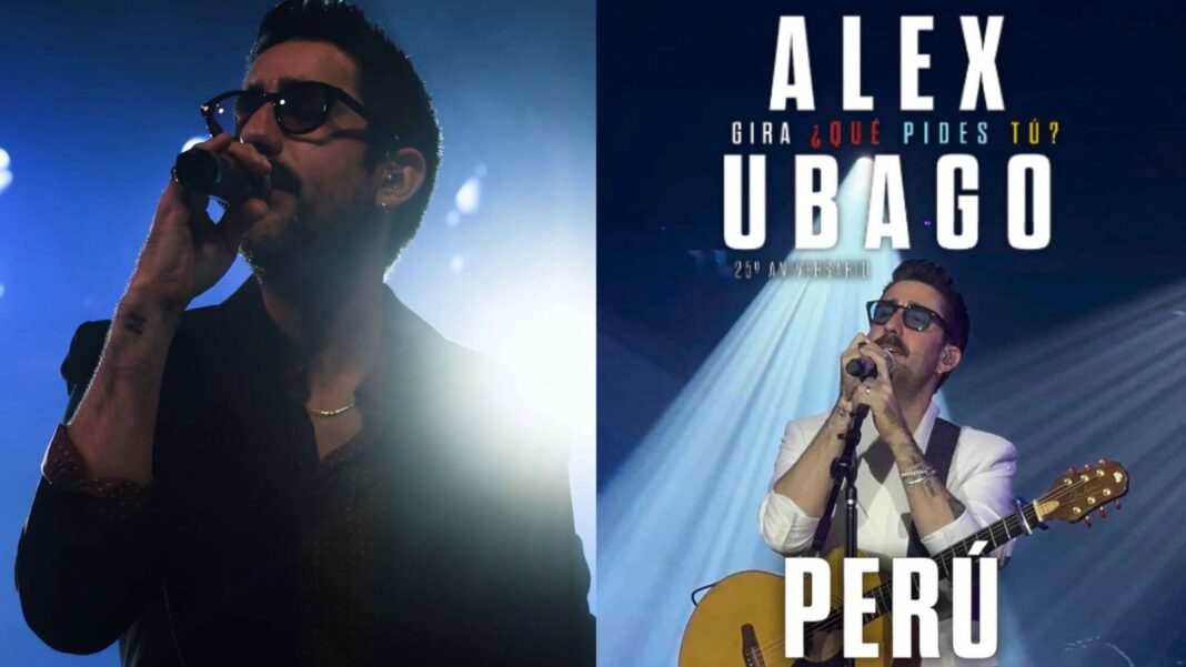 Álex Ubago en concierto durante su gira 25 aniversario