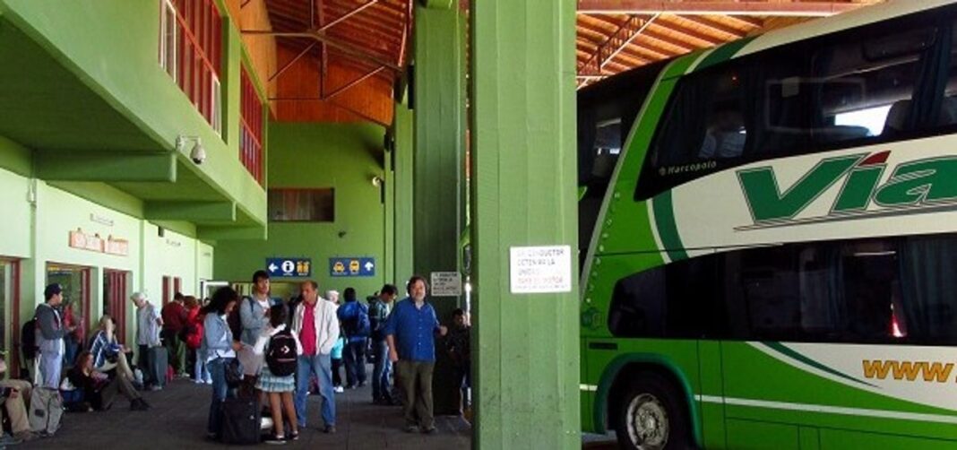 Control de la CNRT en terminal de ómnibus