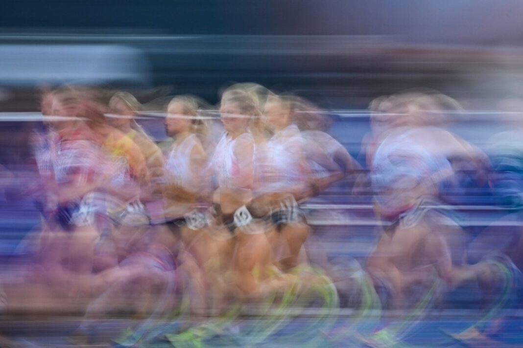 Atletas durante el Campeonato Europeo de Atletismo